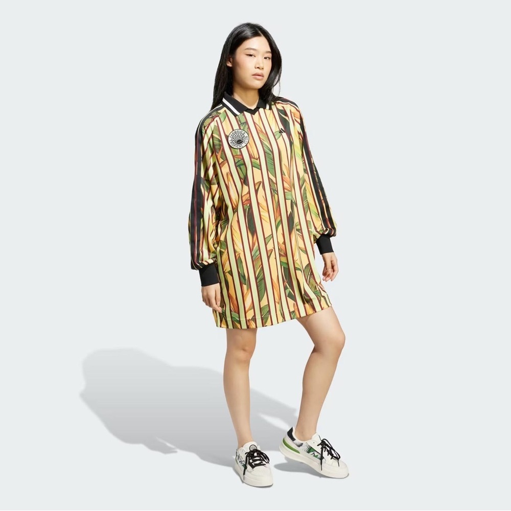 Adidas farm Rio vintage retro tennis floral sport  dress skirt